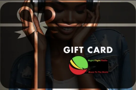 Night Flight Radio Gift Card promotional graphic